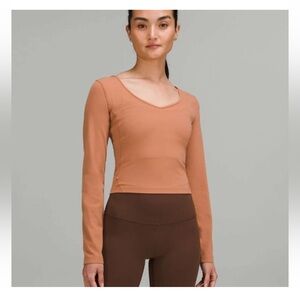 Lululemon Align Long Sleeve Shirt Dusty Clay Pink
